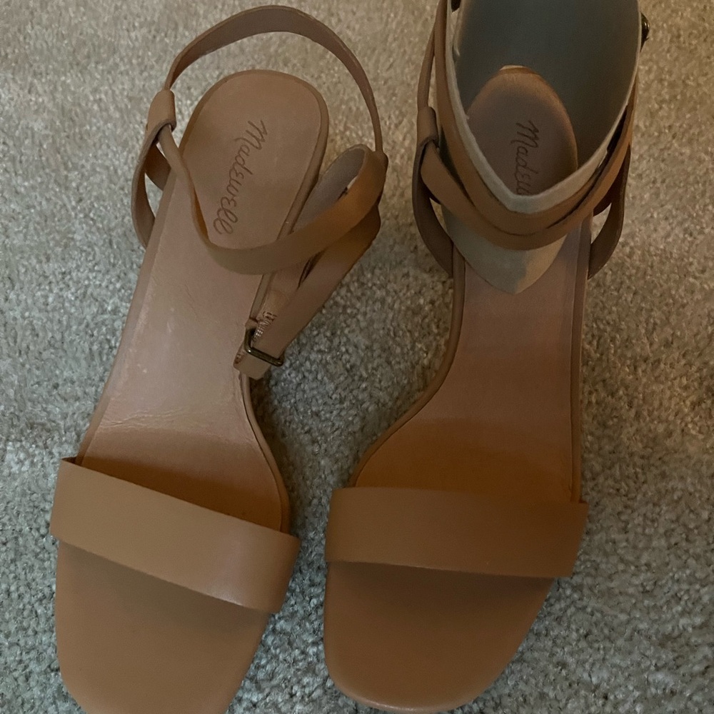 Brand new unused leather madewell heels